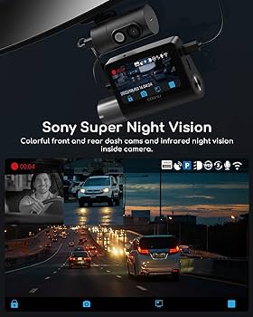 新品 ドライブレコーダー D50 3-CHANNEL DASH CAM Amazon.com: COOAU 2.5K Dash Cam Front and Rear Inside, 2.5K+